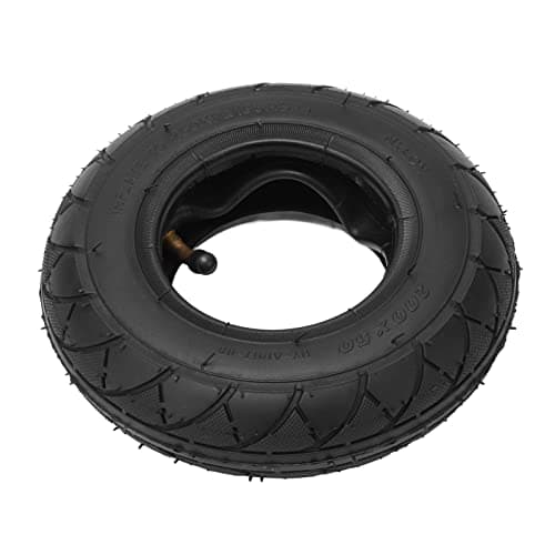 200 X 50 Pneu Pneumático Com Tubo Interno, Material de Borracha Resistente, Fácil Instalação e Prevenção de Punções, Excelente Aderência, para Pneus de Substituição de Scooter