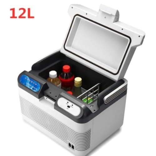 Mini Geladeira Portátil 12 Litros Frigobar para Carro Camping 12 Volts Viagens Refrigerador e Aquecedor 2 em 1