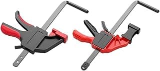 Braçadeiras de serra de trilho F estilo F em cinza e vermelho