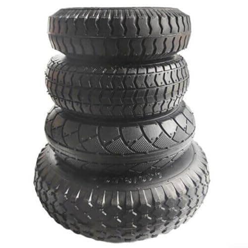 Pneu de borracha para carro elétrico, rodas pneumáticas de veículos infantis, peças de substituição, pneus cheios de ar duradouros, para-bebê-três (1 cm 9 polegadas)
