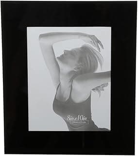 Porta-retrato de vidro Wolff 20x25cm com foto de mulher em preto e branco