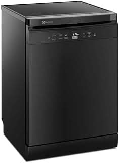 Lava-louças Electrolux LL14P Experience Função Higienizar Compras 14 Serviços Preta 127V