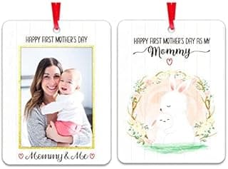 Porta-retratos personalizados para o Dia das Mães com foto e texto