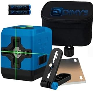 Nível a Laser 2 Linhas Verdes em Cruz 3D, Autonivelante, Verde, Plástico, Bateria Recarregável, 15x8 cm Xcold's