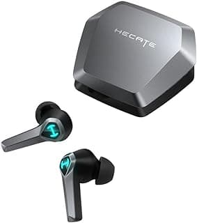 Fone de ouvido TWS gamer Edifier GX04 Hecate Bluetooth 5.2 cinza com carregador hexagonal