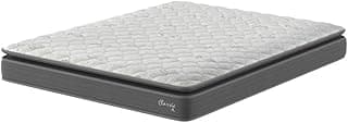 Colchão queen size espuma D40 Classic cinza e branco 198x158x24cm