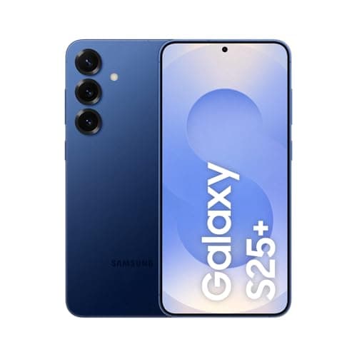 Celular Samsung Galaxy S25+ 5G, 512GB, 12GB RAM, Câmera Tripla de 50+12+10, Tela Grande de 6.7", Azul Marinho