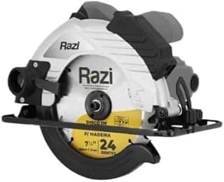 Razi Serra Circular 127V 1400W com Base Metálica – Cortes Rápidos e Precisos com Alta Potência