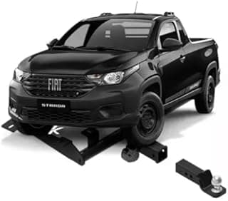 Hitch Master - Engate Reboque Removivel para Fiat Strada 20/24 Cabine Simples/Dupla - Capacidade de Tração 500Kg - INMETRO