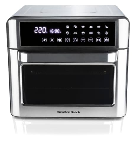 Forno Air Fryer 25L Hamilton Beach, aço inoxidável, display digital