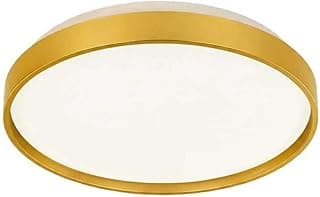 Luminária de Teto Moderna e Regulável Dourada, Luminária de Teto LED Minimalista, Ideal para Quartos, Cozinhas, Corredores e Lavanderias
