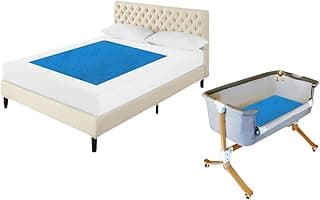 Protetor lavável e impermeável para colchão geriátrico azul 100x70 cm