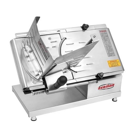 Cortador de frios Bermar BM 06 com lâmina de 196 mm em aço inoxidável