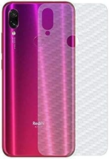 Película traseira transparente de fibra de carbono para Xiaomi Redmi Note 7 Pro - cor roxa