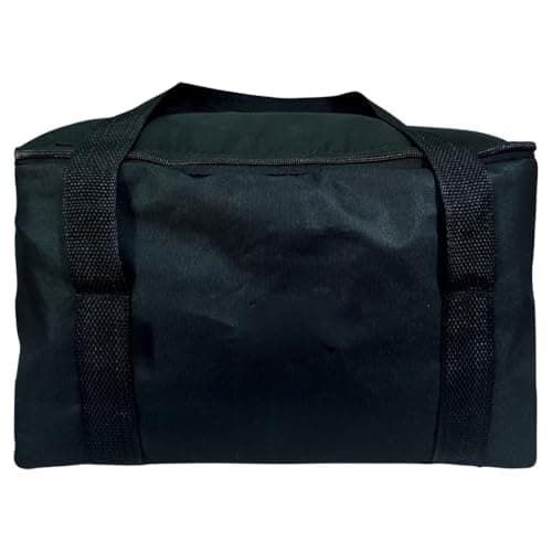 Bolsa térmica preta de 40 litros, material de borracha de nylon, adequada para praia, churrascos e viagens
