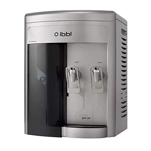 Purificador de água IBBL Fr600 Speciale Prata - 220V, frontal, fundo branco, porta de vidro preto, alças prateadas, texto 'ibbl' e 'speciale'.
