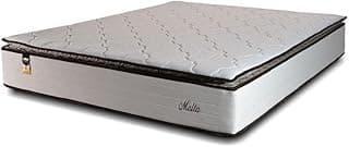 Hellen Malta Linho Colchão de Casal com Molas Ensacadas, Espuma D26, Bege, 188x138x28cm, Tecido Jacquard Poliéster