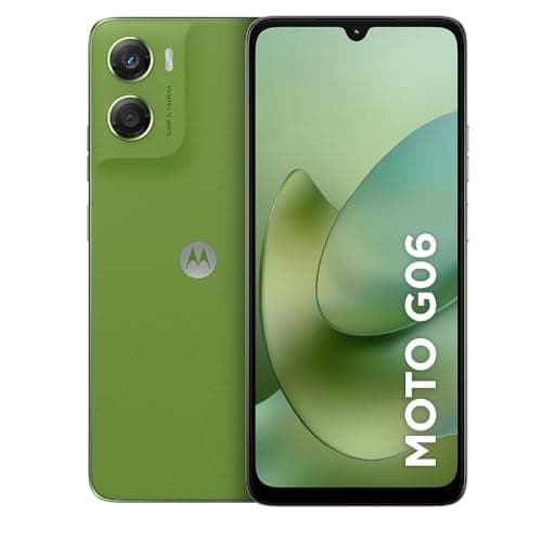 Smartphone Motorola Moto G06 Câmera 50MP IA Bateria 5200mAh 128GB Tela 6.9" Verde