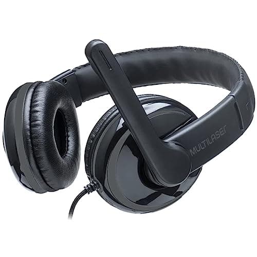 Headset Pro Multilaser P2 Preto/Cinza - PH316, universal