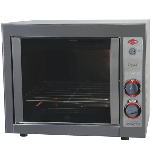 Forno Elétrico Crystal Inox Advanced 1750W 127V com controles de temperatura e tempo