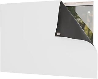 Cortina Painel Blackout 100% com Fixador para Sala Quarto Cozinha 1,40x1,40 (Branco)