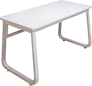 Mesa de computador - Escrivaninha simples com estrutura estável, estação de trabalho espaçosa para escritório em casa, quarto e estudo