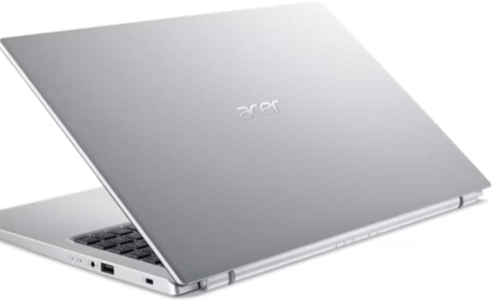 acer Notebook Aspire, tela LCD FHD de 15,6 polegadas (1920 x 1080), Intel i5-1135G7, RAM DDR4 de 12 GB, SSD PCIe de 512 GB, webcam, HDMI, RJ45, Wi-Fi 6, Windows 11 Home, prata, mouse pad TWE