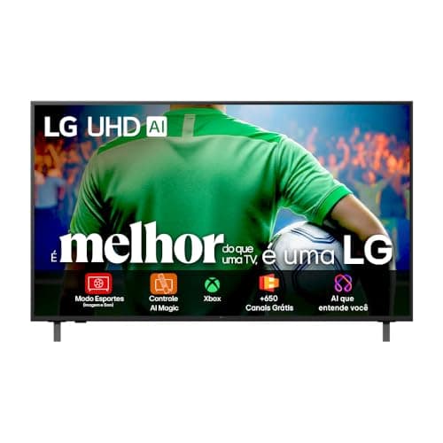 Smart TV LG 50UA85 4K UHD 50" Processador α7 AI Gen8 com Google Cast e Alexa Integrado
