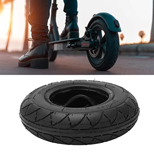 Combinação de pneus de scooter elétrica, pneu pneumático de scooter elétrico 200 x 50 com tubo interno, cubo de roda, pneu de substituição de scooter elétrico