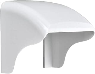 Caixa à Prova D'água para Tomadas Externas. Tampa de Tomada Fácil de Usar para Proteção Do Interruptor, Ideal para Piqueniques Na Oficina, BRANCO, Tamanho real