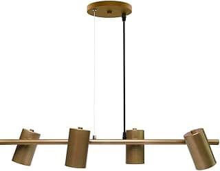 PENDENTE TASCHIBRA FOCCUS 4XE27 OURO