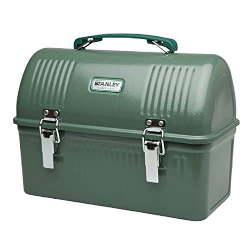 Lancheira clássica Stanley de 10 litros – Lancheira Grande – Serve para refeições, recipientes, garrafas térmicas – Fácil de carregar, construída para durar