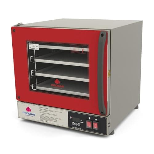 Forno Turbo Elétrico Fast Oven Prp-004 Plus Vermelho Progás Digital 127V