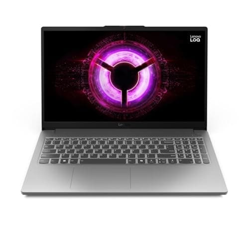 Notebook gamer Lenovo LOQ 15ARP10E cinza com tela FHD 144Hz, AMD Ryzen 7, RTX 4050, 16GB DDR5, SSD 512GB, Windows 11