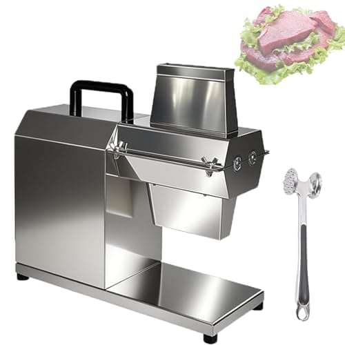Amaciador de Carne Elétrico BLSOJEET Comercial Motor de Cobre Puro 450W Prata 1 Unidade