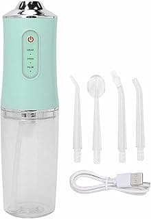 Irrigador Jato de Limpeza Dental Oral Eletrico Higiene Bucal implantes Aparelho Ortodontico Protese Escova Dentes