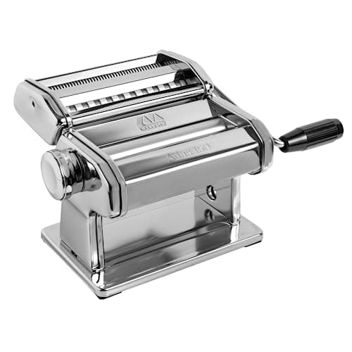 Máquina de massa Marcato Atlas 150, feita na Itália, 150 mm, aço inoxidável