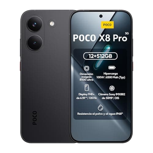 Imagem do smartphone Xiaomi Poco X8 Pro 512GB / 12GB Ram em preto