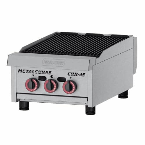 Char Broiler em aço Inox a Gás CHB-45 Metalcubas A Gás (GLP) CHB-45