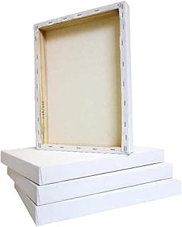 Tela branca para pintura 30x25cm em fundo branco