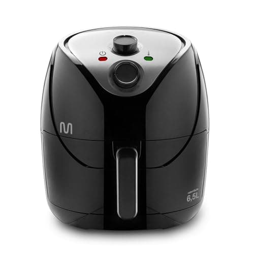 Fritadeira Elétrica sem óleo Air Fryer 6,5L 1700W 127V com Pegador de Alimento Preto Multi - GO217