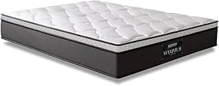 Colchão Casal Molas Ensacadas Pillow Top Maximus 138x188x24cm Cinza/Branco Gazin - Suporta até 120Kg por Pessoa