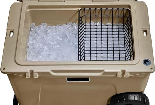 Cesta térmica YETI Tundra Haul com gelo e compartimento para artigos secos
