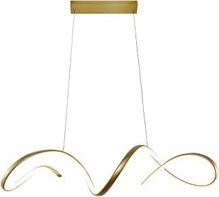 PENDENTE LED TASCHIBRA LONDRES 3000K 40W OURO FOSCO