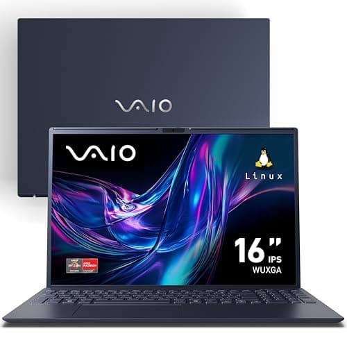 Notebook VAIO FE16 AMD Ryzen 5-5625U Linux 24GB RAM 512GB SSD Wi-Fi 6 Tela 16'' IPS WUXGA Antirreflexo - Cinza Grafite - VJFE69F11X-B1111H - Permite upgrade de memória RAM e SSD