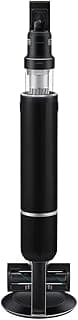 Aspirador de pó vertical Samsung Bespoke Jet, preto acetinado, com AI Cleaning e Clean Station
