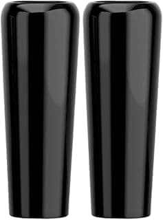 Kit 2 Vasos Fibra De Vidro 80cm Florida M Decorativo Vietnamita Preto