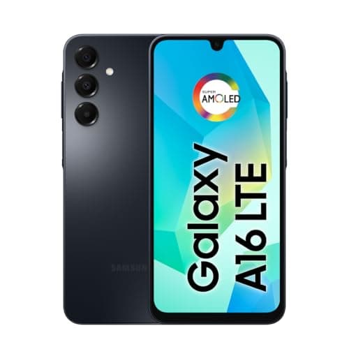 Samsung Galaxy A16, 256GB + 8GB RAM, câmera de até 50MP, tela 6.7', NFC, IP54, bateria 5000 mAh - Preto