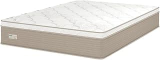 Umaflex Milão Colchão Casal com Euro Pillow e Molas Ensacadas, Branco com Bege, 30x138x188 cm, Suporta até 120kg, D26