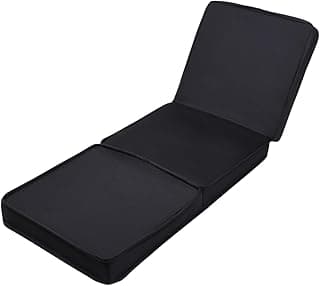 Colchão Solteiro Preto Tipo Futon Dobrável Confortável Espuma D28.